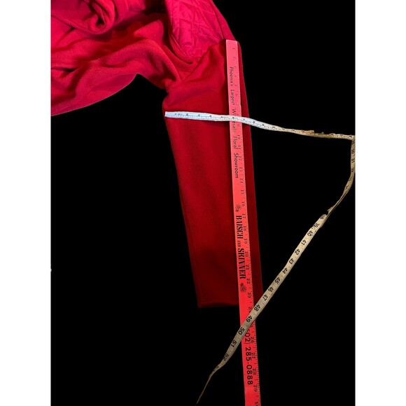 Croft & Barrow Red Fleece Zip Up Jacket - Picture 6 of 6